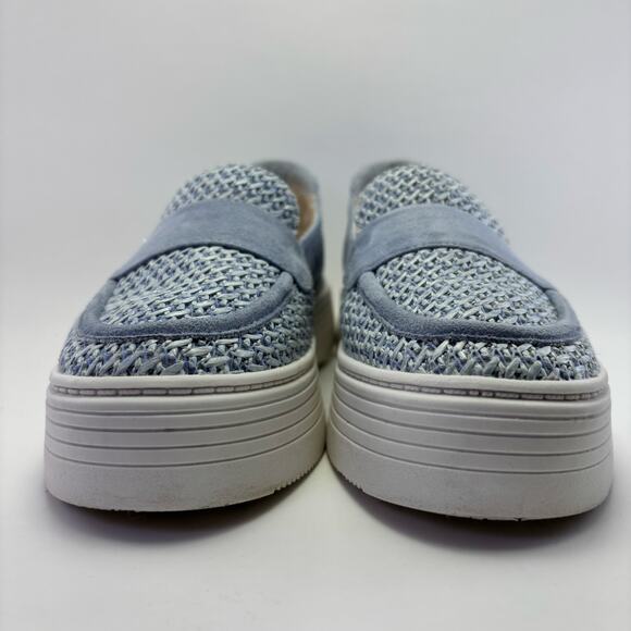 ROXY “Sheilahh” Platform Shoes light grey/blue grey color Women’s Size 7 - Picture 2 of 12